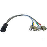 Доп. каб. CR-2 развет. (4 разъема) Denso_piezo